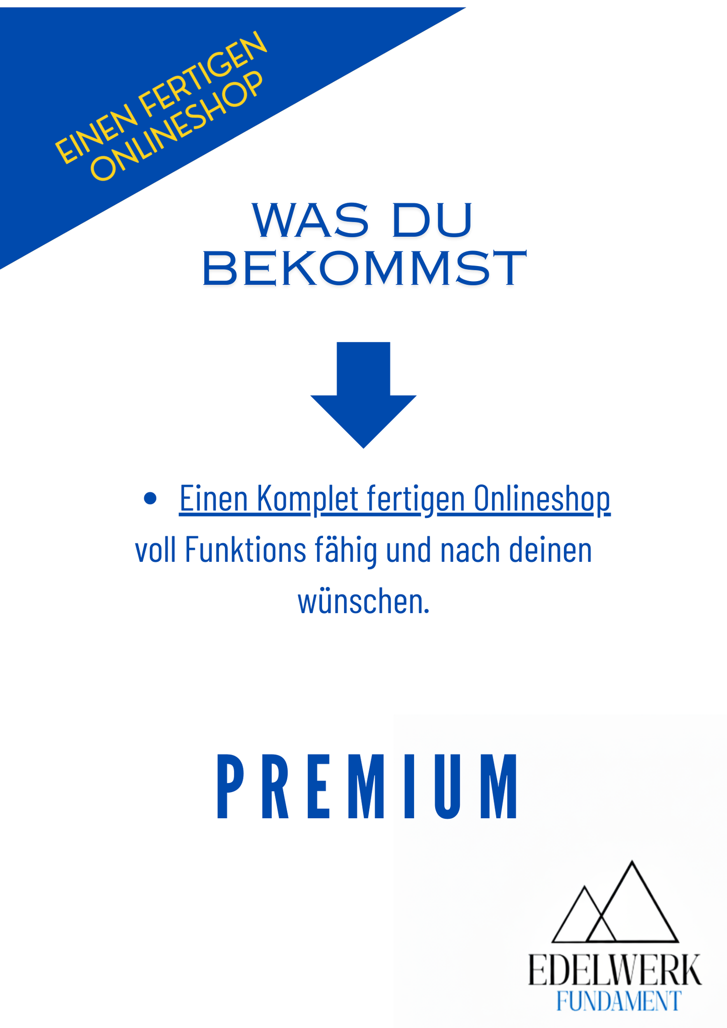 Ich Baue dir einen Onlineshop