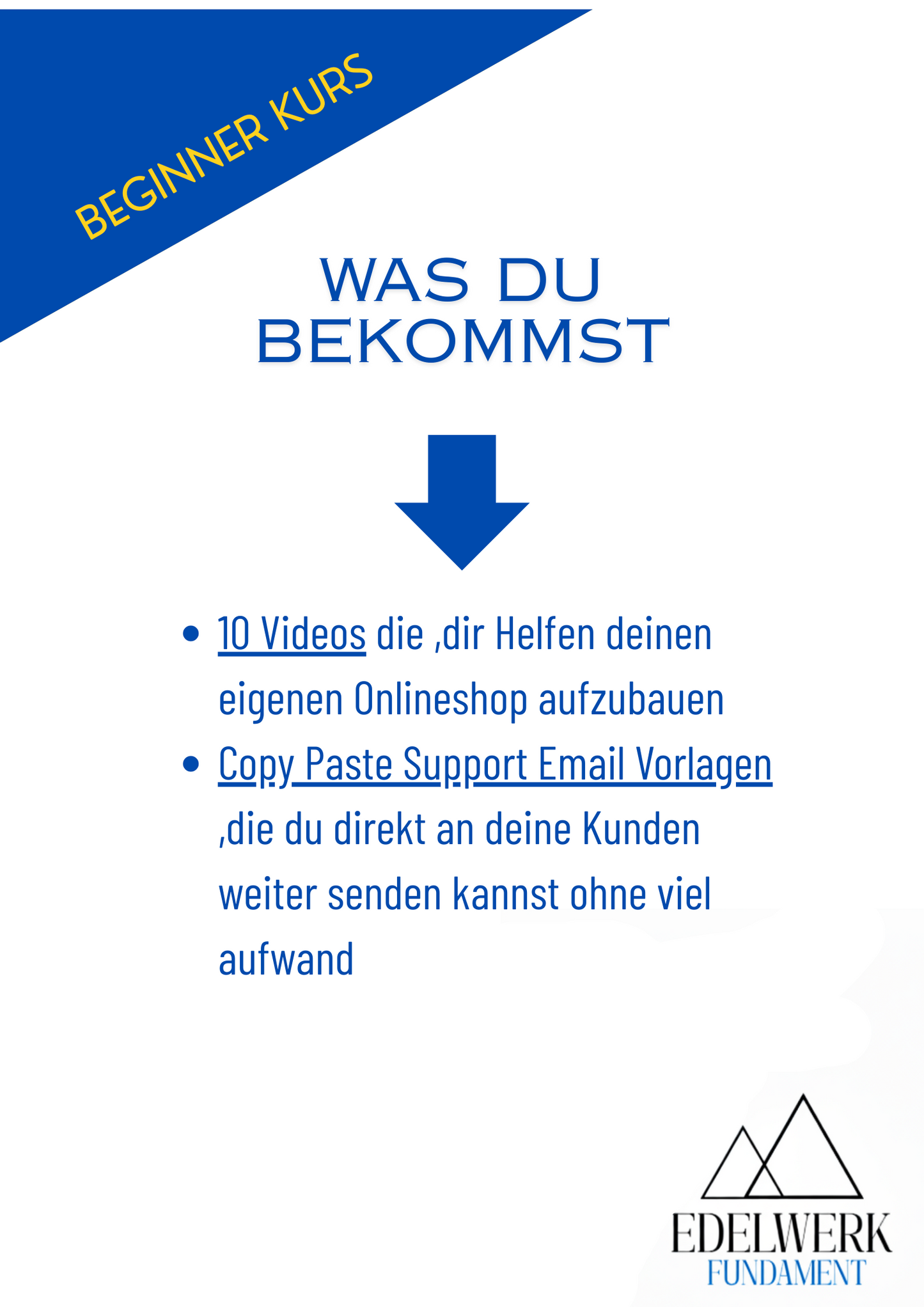 Beginner Kurs Bundle