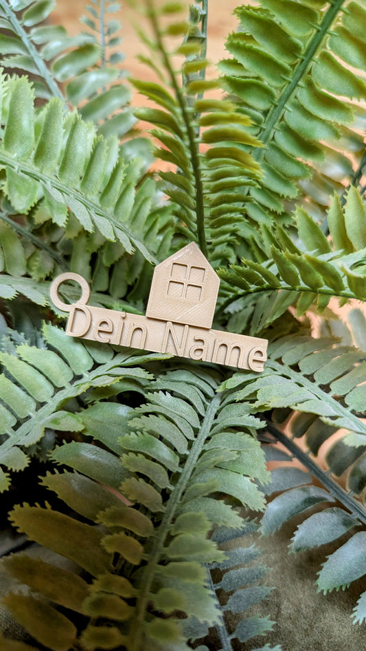Namenschild mit Haus Symbol (Recycelt) ACHTUNG ohne Name