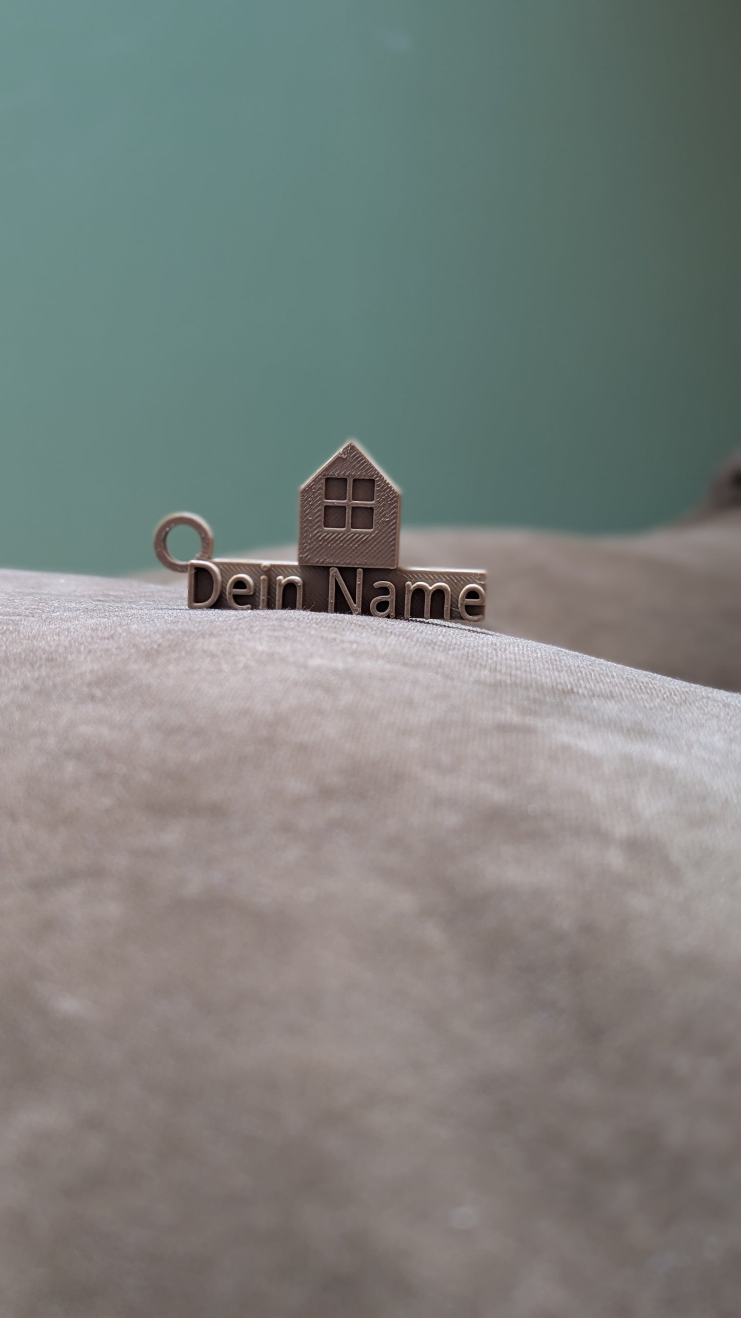 Namenschild mit Haus Symbol (Recycelt) ACHTUNG ohne Name