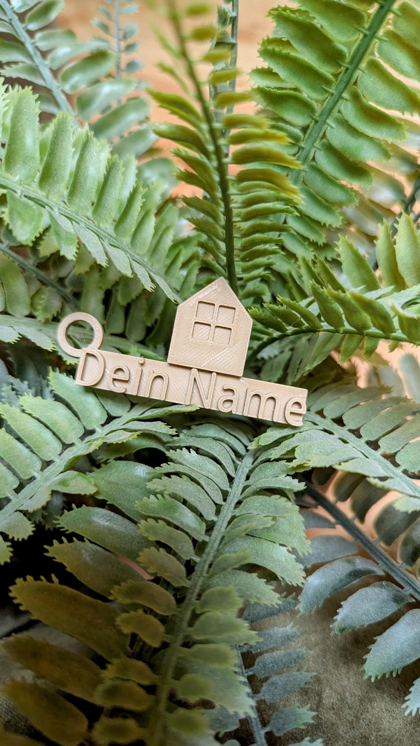 Namenschild mit Haus Symbol (Recycelt) ACHTUNG ohne Name